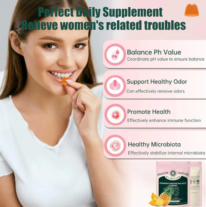 Gummies Équilibre Féminin – Soutien Hormonal et Digestif